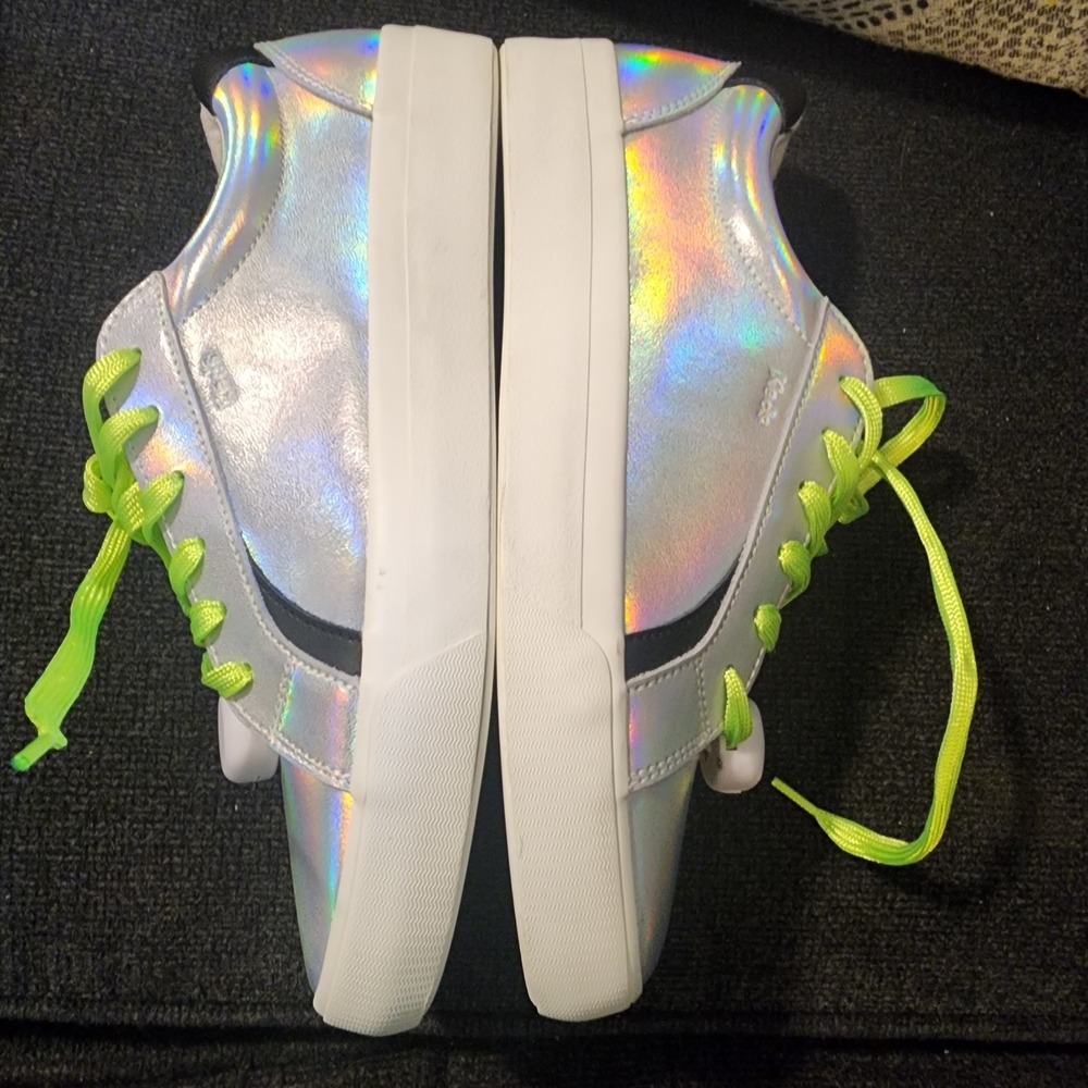 Keds WH68009 Iridescent/Silver Green Lace Up Platform Sneakers‎ Women US Size 9 - Picture 5 of 8